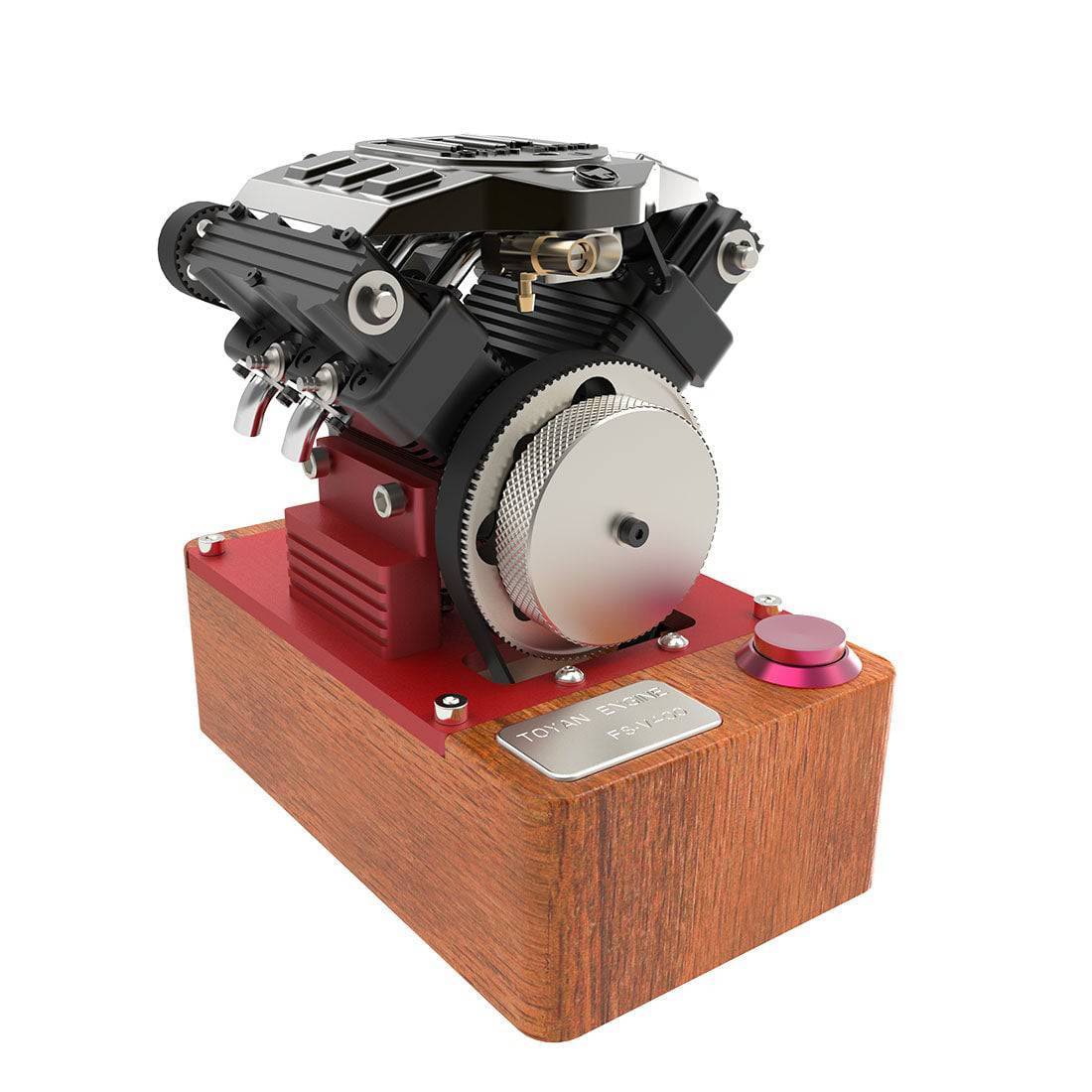HelloWorld7-TOYAN V4 Engine Four Cylinder Four Stroke Methanol RC Engine FS-V400A