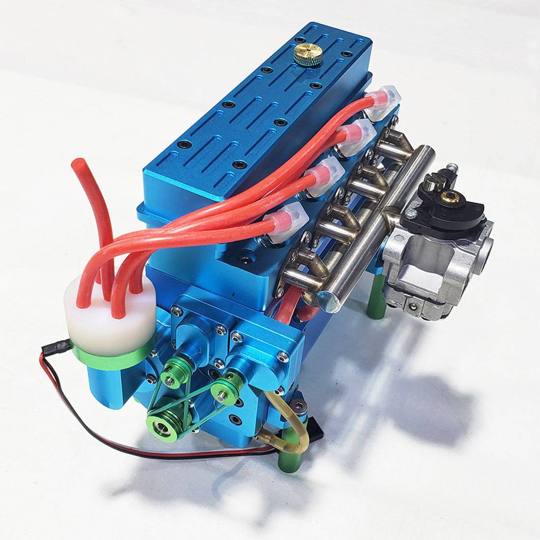 HelloWorld7-32cc Four-cylinder In-line Water-cooled Gasoline Engine for RC Car Ship
