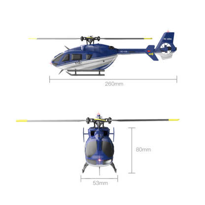 RC ERA C187 1/48 Scale EC-135 4CH Optical Flow Flybarless RC Helicopter RTF-helloworld7