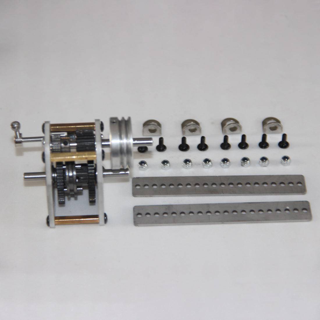 HelloWorld7-1:10 Model Car Engine Gearbox with Pulley Rack and Screw Glue for Toyan FS-S100 FS-S100G FS-S100(W) FS-S100G(W)-helloworld7
