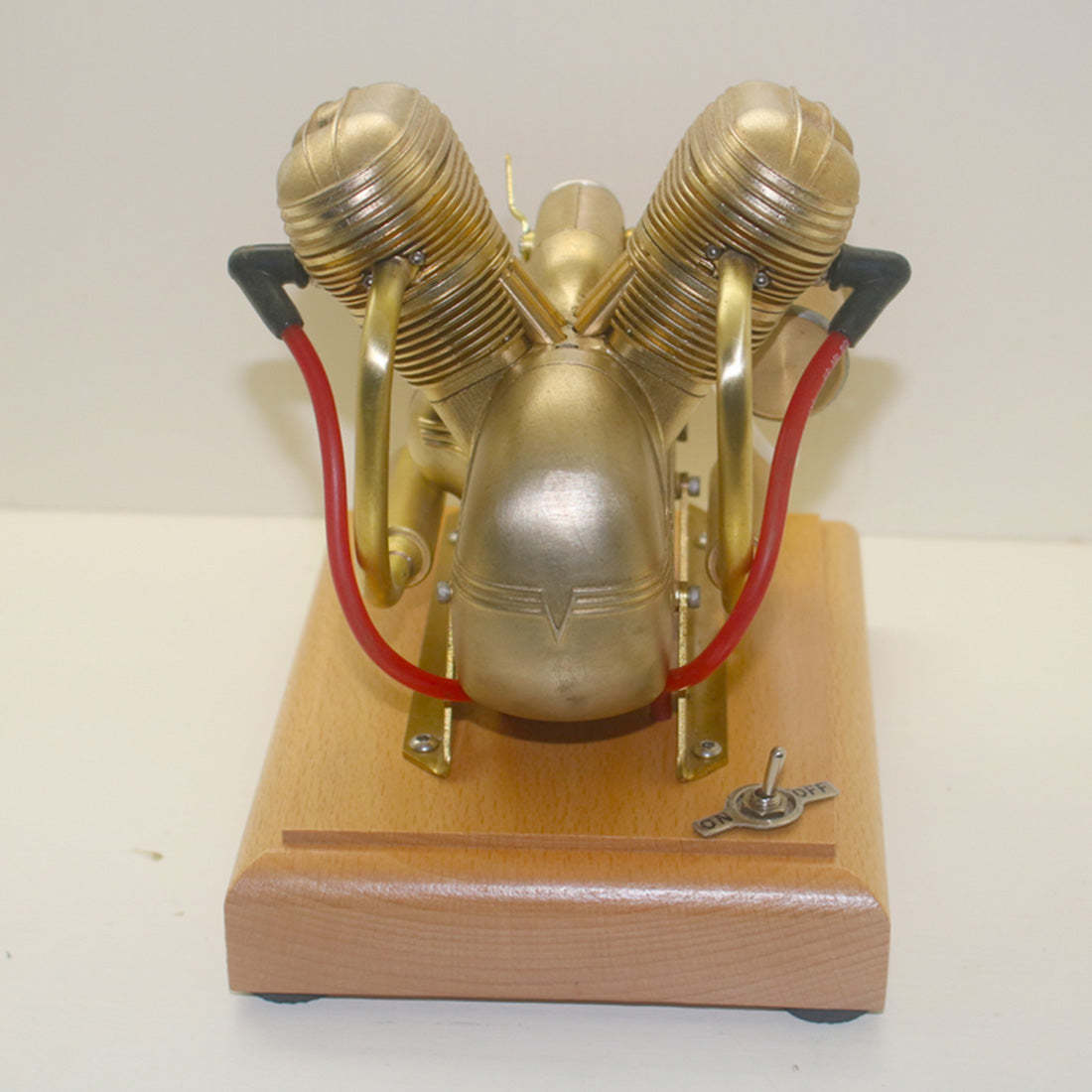 HelloWorld7-3.2cc Mini OHV Horizontal V-Twin Four-stroke Gasoline Engine ICE Model V35