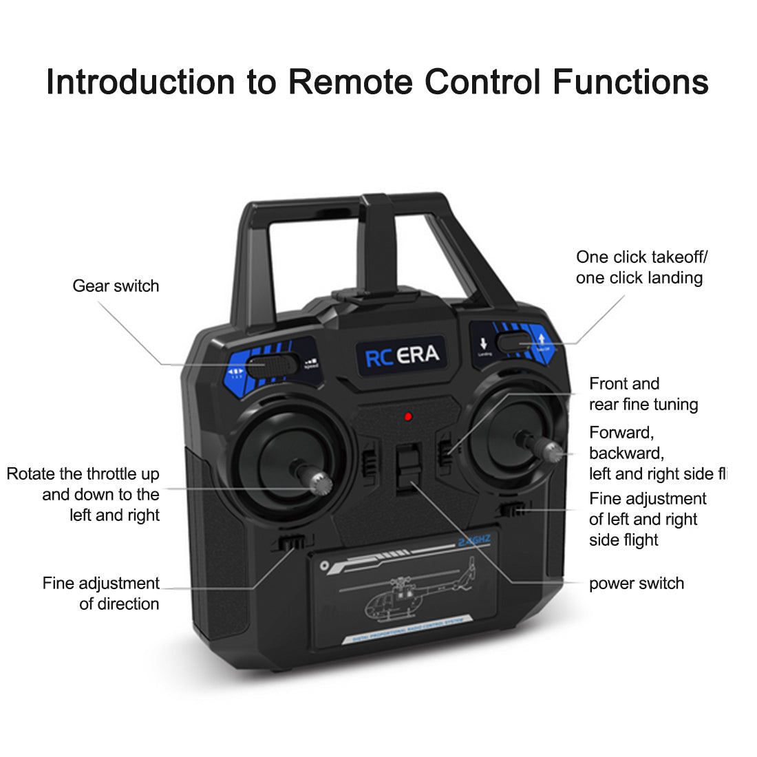 RC ERA C187 1/48 Scale EC-135 4CH Optical Flow Flybarless RC Helicopter RTF-helloworld7