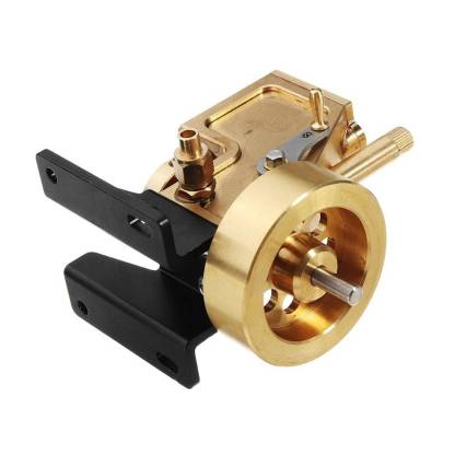 Mini Pure Copper Steam Engine Model Single Cylinder Physics Toy -helloworld7