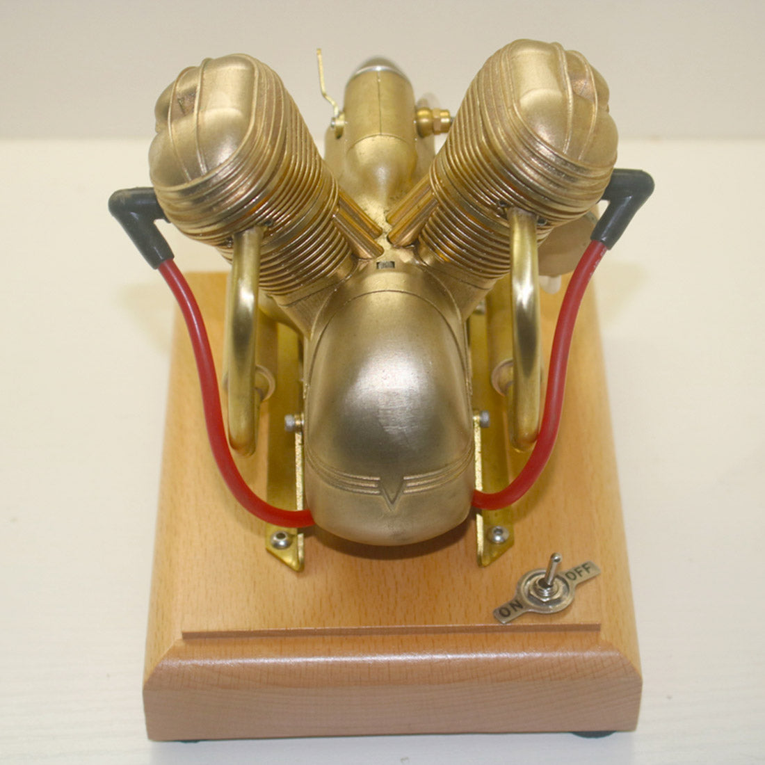 HelloWorld7-3.2cc Mini OHV Horizontal V-Twin Four-stroke Gasoline Engine ICE Model V35