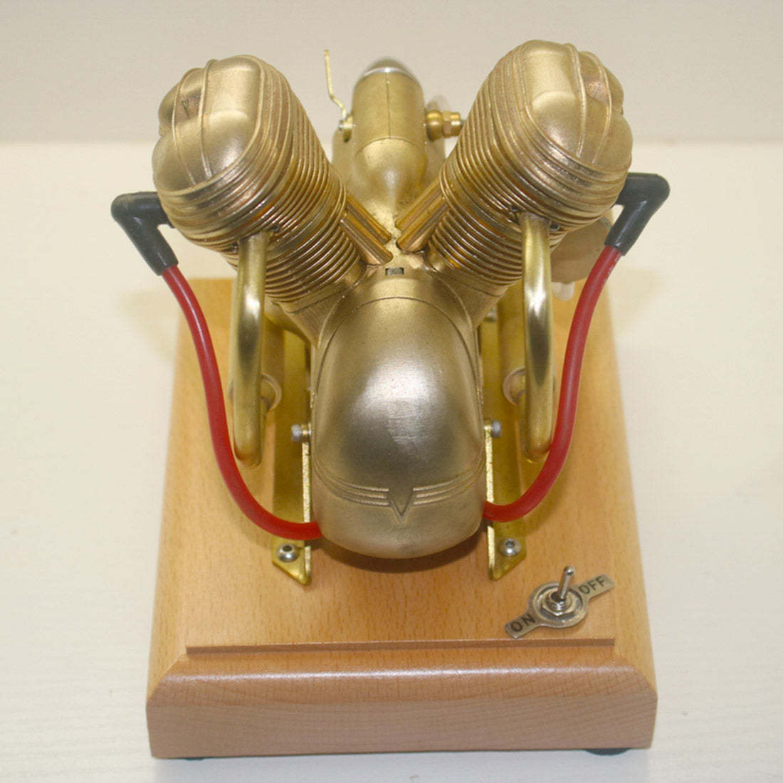 HelloWorld7-3.2cc Mini OHV Horizontal V-Twin Four-stroke Gasoline Engine ICE Model V35