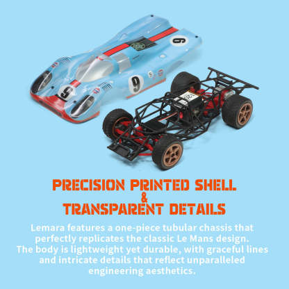 DIY RC Car Kit 1/28 Scale Le Mans Style Race Car to Build Complete Assembly Project with Rechargeable Controller-helloworld7