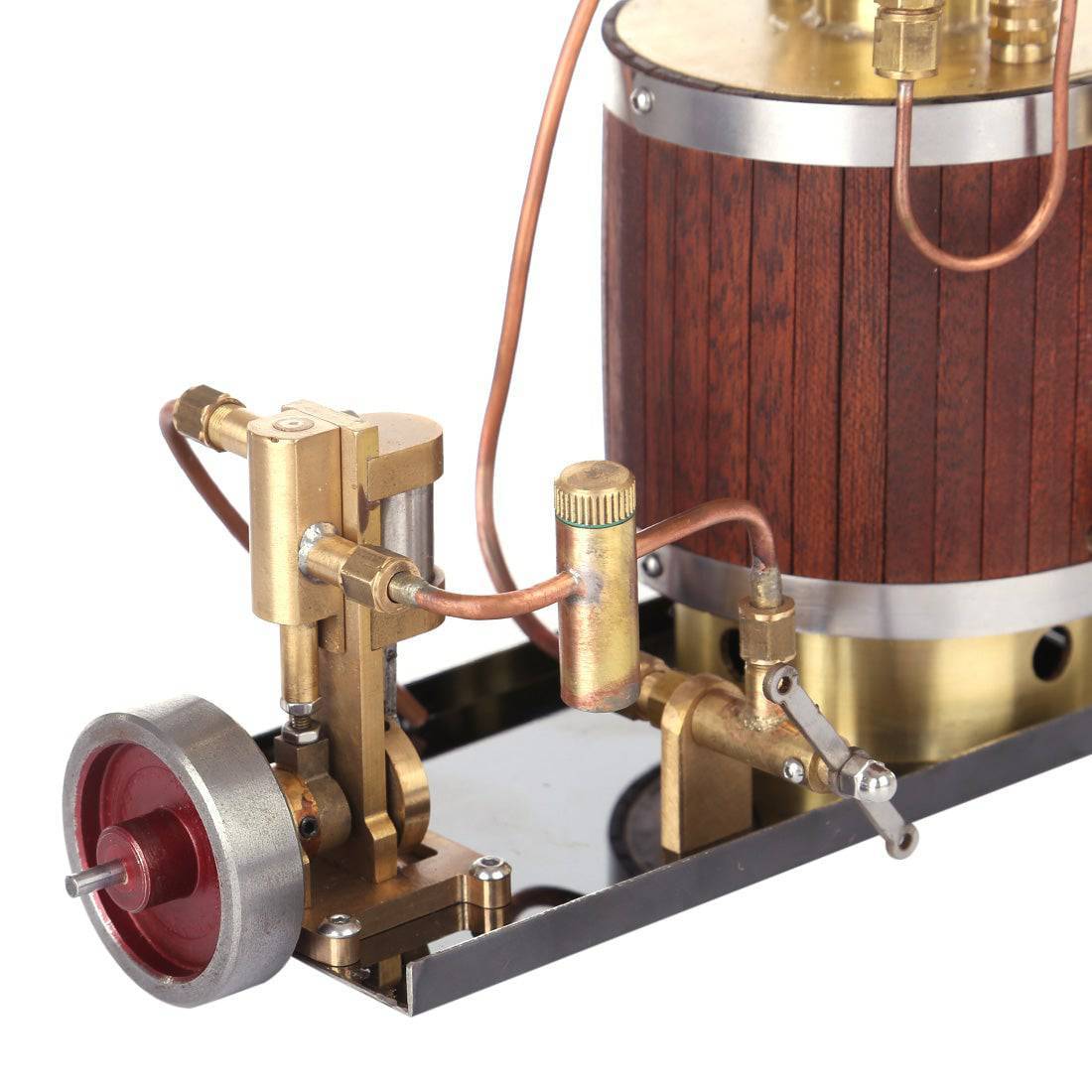 HelloWorld7-Mini Steam Engine Model with Boiler and Base Set Stirling Engine