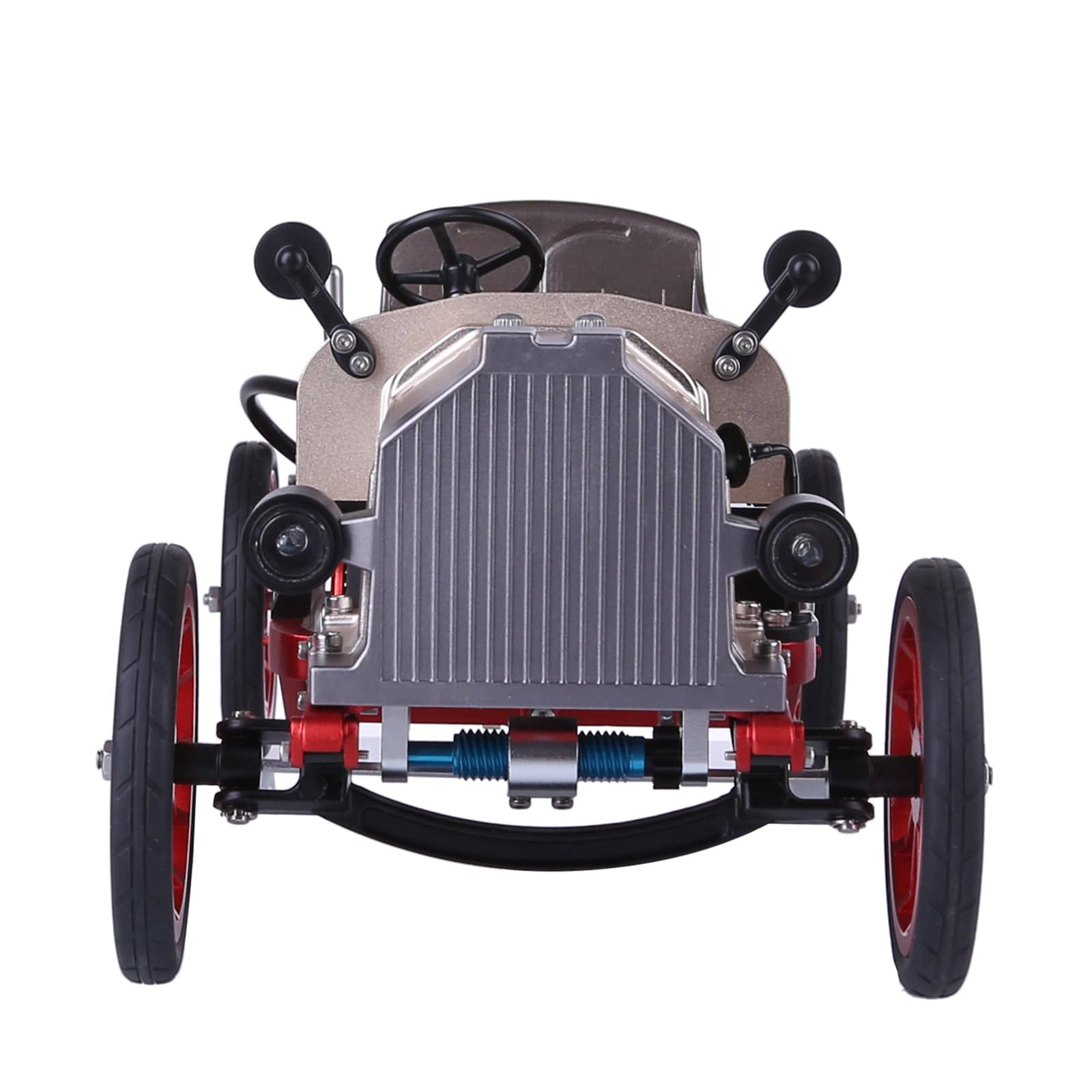 Teching Assembly Vintage Classic Car Metal Mechanical Model Toy with Electric Engine 310+pcs-helloworld7