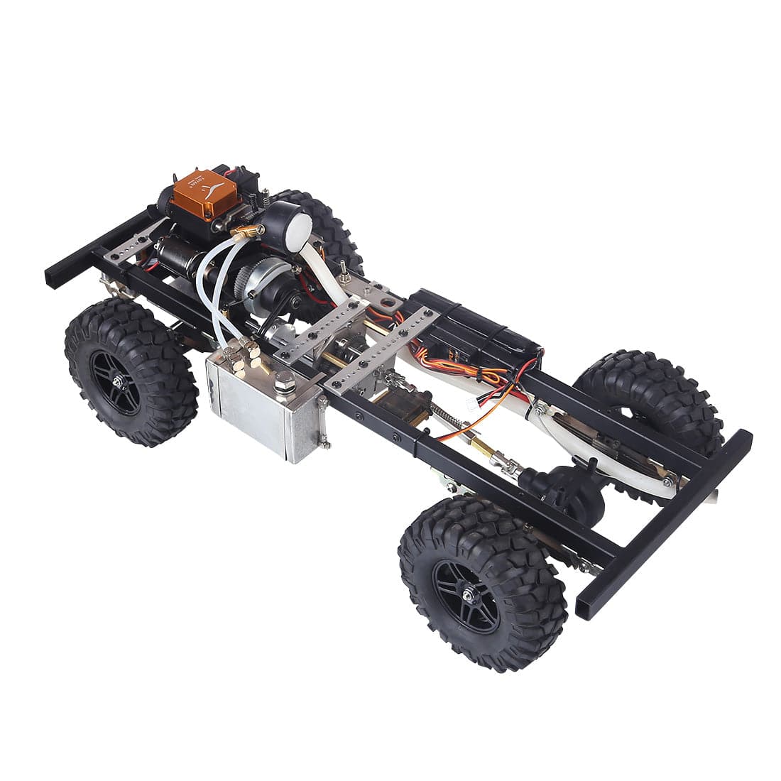 1/10 Scale Custom RC Car Chassis with TOYAN FS-S100A 4-Stroke Engine One-Key Start