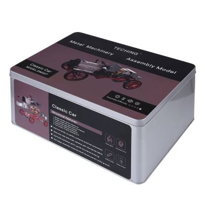 Teching Assembly Vintage Classic Car Metal Mechanical Model Toy with Electric Engine 310+pcs-helloworld7
