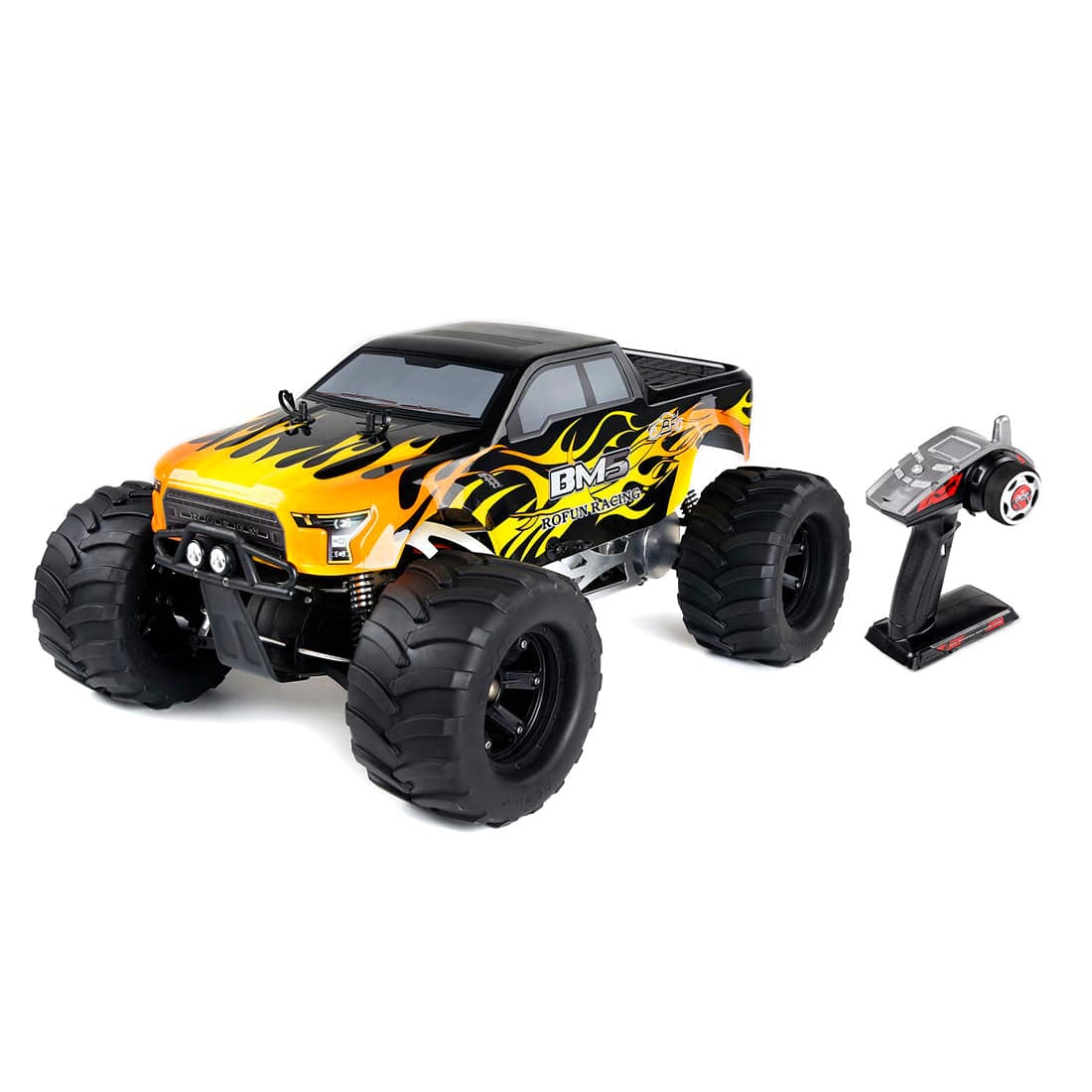 HelloWorld7-BM5 1/5 Scale Gas Powered RC Monster Truck 4WD 29cc Engine Off-Road RTR Vehicle