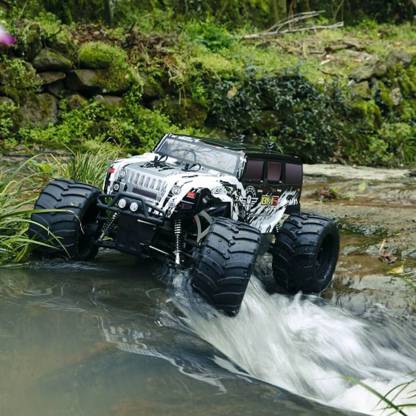 HelloWorld7-BM5 1/5 Scale Gas Powered RC Monster Truck 4WD 29cc Engine Off-Road RTR Vehicle