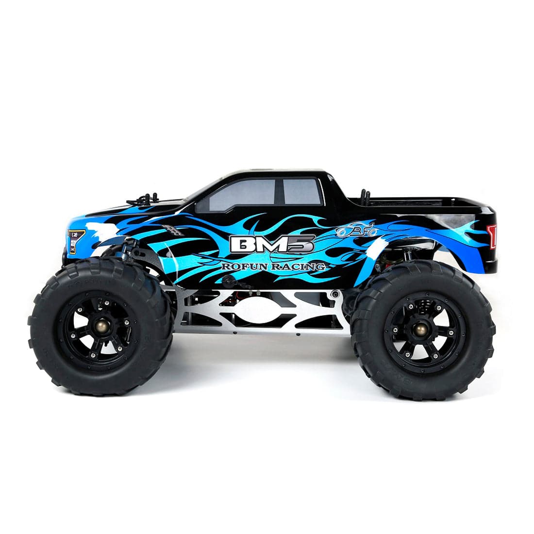 HelloWorld7-BM5 1/5 Scale Gas Powered RC Monster Truck 4WD 29cc Engine Off-Road RTR Vehicle