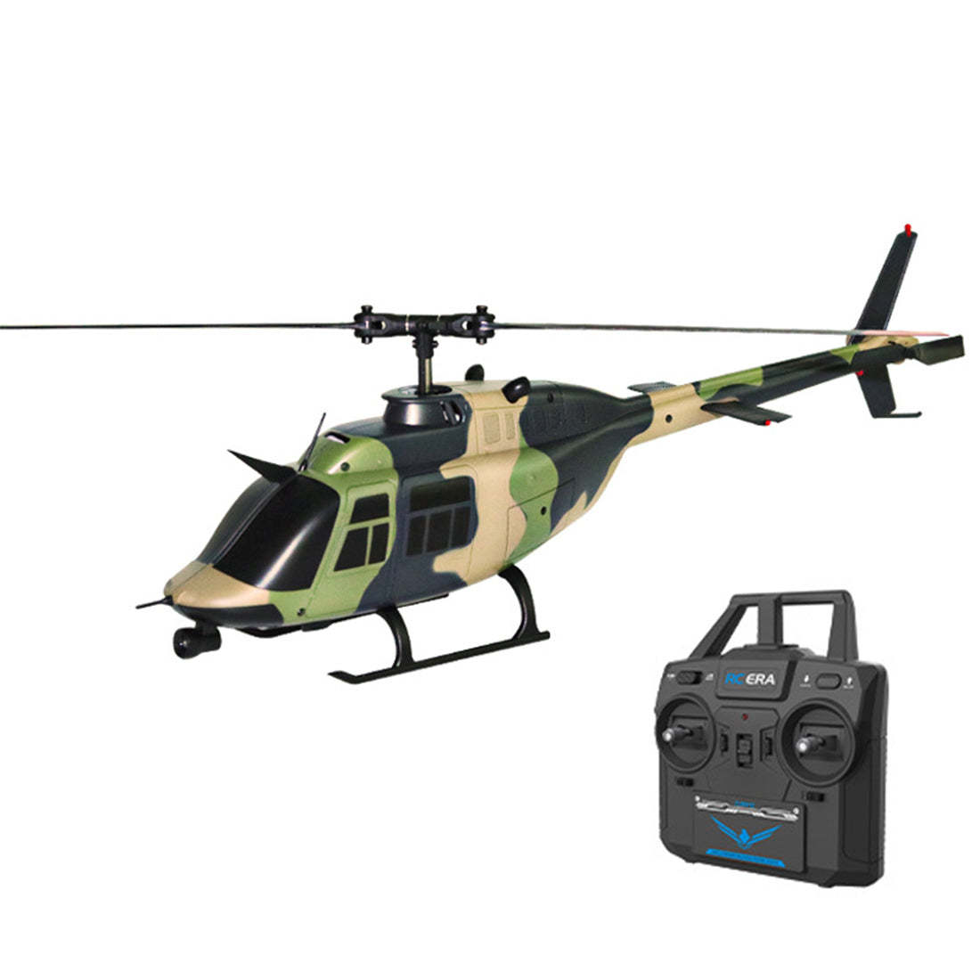 RC ERA C138 Bell 206 1/33 Scale 6CH Flybarless RC Helicopter RTF Altitude Hold-helloworld7