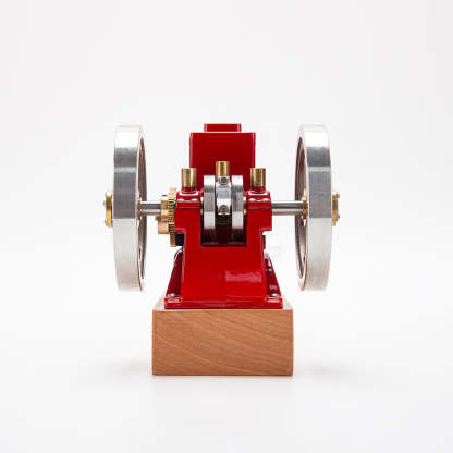 HelloWorld7-ENJOMOR 6cc Antique Red Hit and Miss Gas Engine Working Model