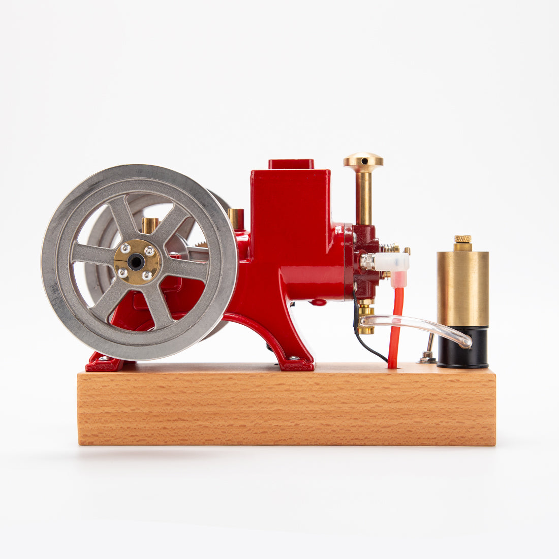 HelloWorld7-ENJOMOR 6cc Antique Red Hit and Miss Gas Engine Working Model