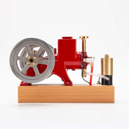 HelloWorld7-ENJOMOR 6cc Antique Red Hit and Miss Gas Engine Working Model