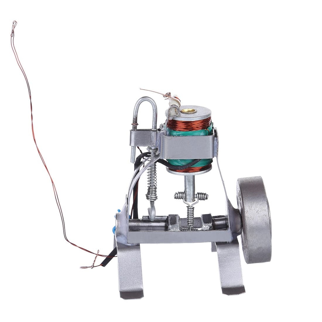 HelloWorld7-Electromagnetic Single Cylinder Engine Model Electric Magnetic Energy Conversion Science Toy-helloworld7