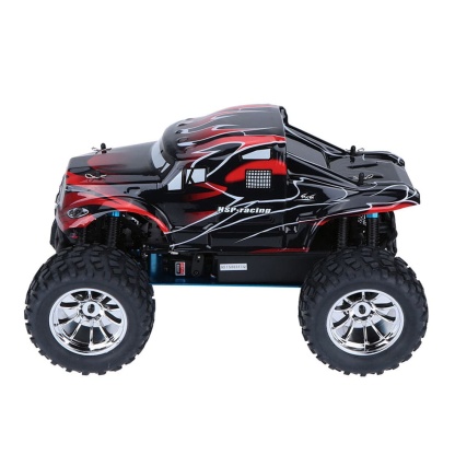 HelloWorld7-HSP 94188 1/10 RC Remote Control Nitro Gas Powered Monster Truck 4WD W/VX18 Engine