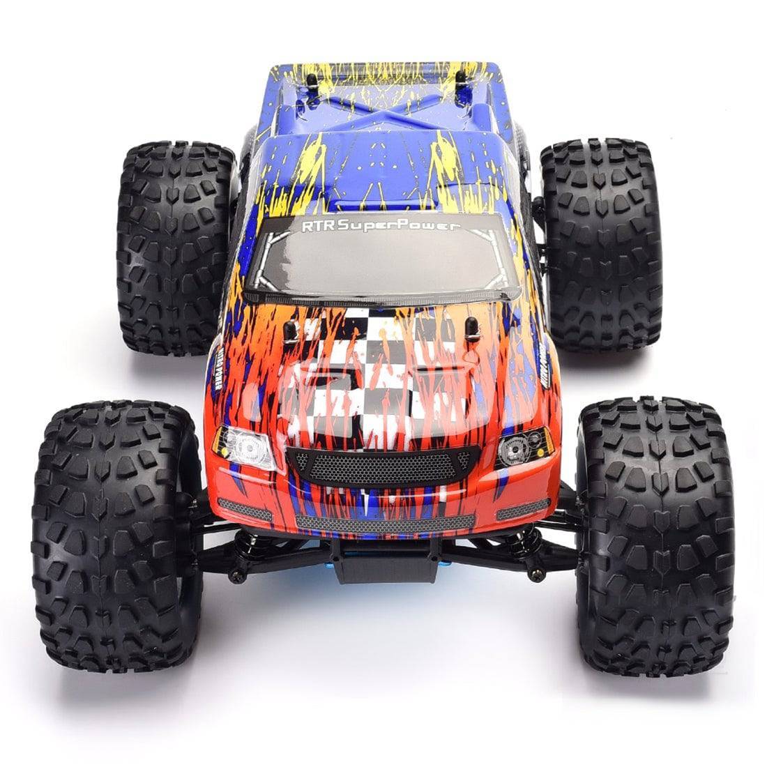 HelloWorld7-HSP 94188 1/10 RC Remote Control Nitro Gas Powered Monster Truck 4WD W/VX18 Engine