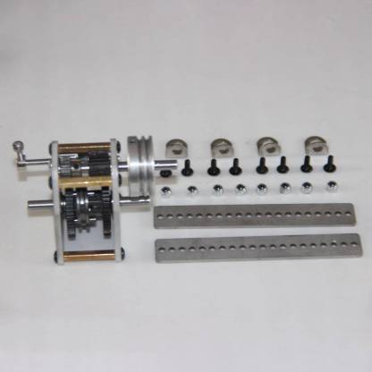 1/10 RC Car Metal Gearbox Transmission Kit with Mounting Rack & Threadlocker for Toyan FS-S100