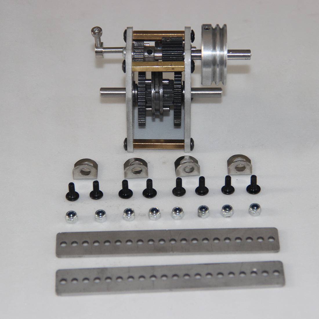 1/10 RC Car Metal Gearbox Transmission Kit with Mounting Rack & Threadlocker for Toyan FS-S100