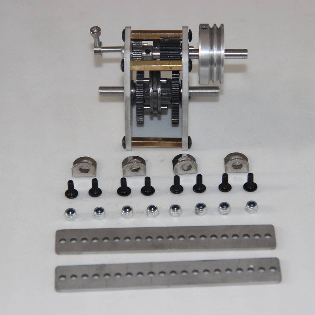 1/10 RC Car Metal Gearbox Transmission Kit with Mounting Rack & Threadlocker for Toyan FS-S100