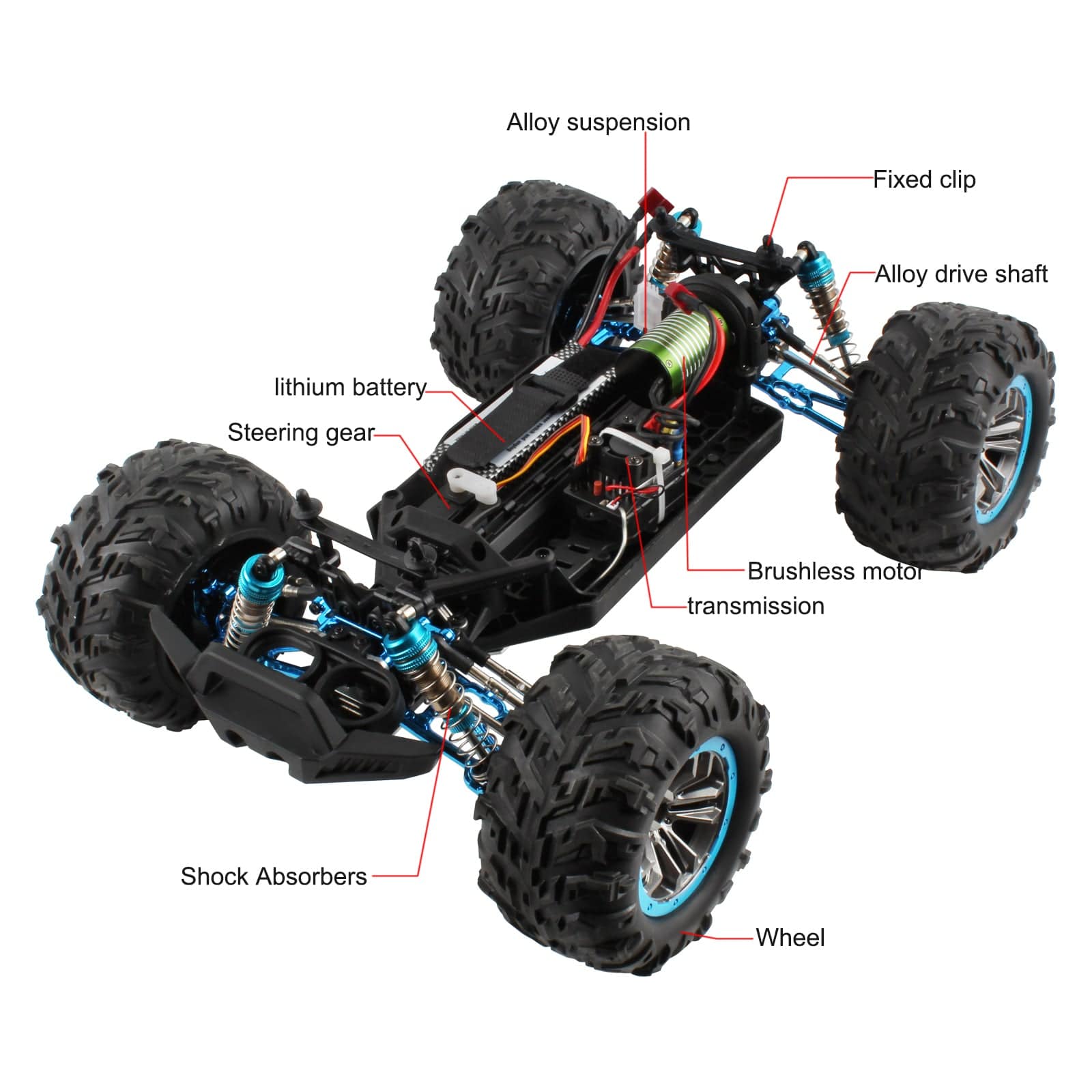 1/10 Scale 4WD 80km/h Brushless High Speed Electric RC Off Road Racing Car-helloworld7
