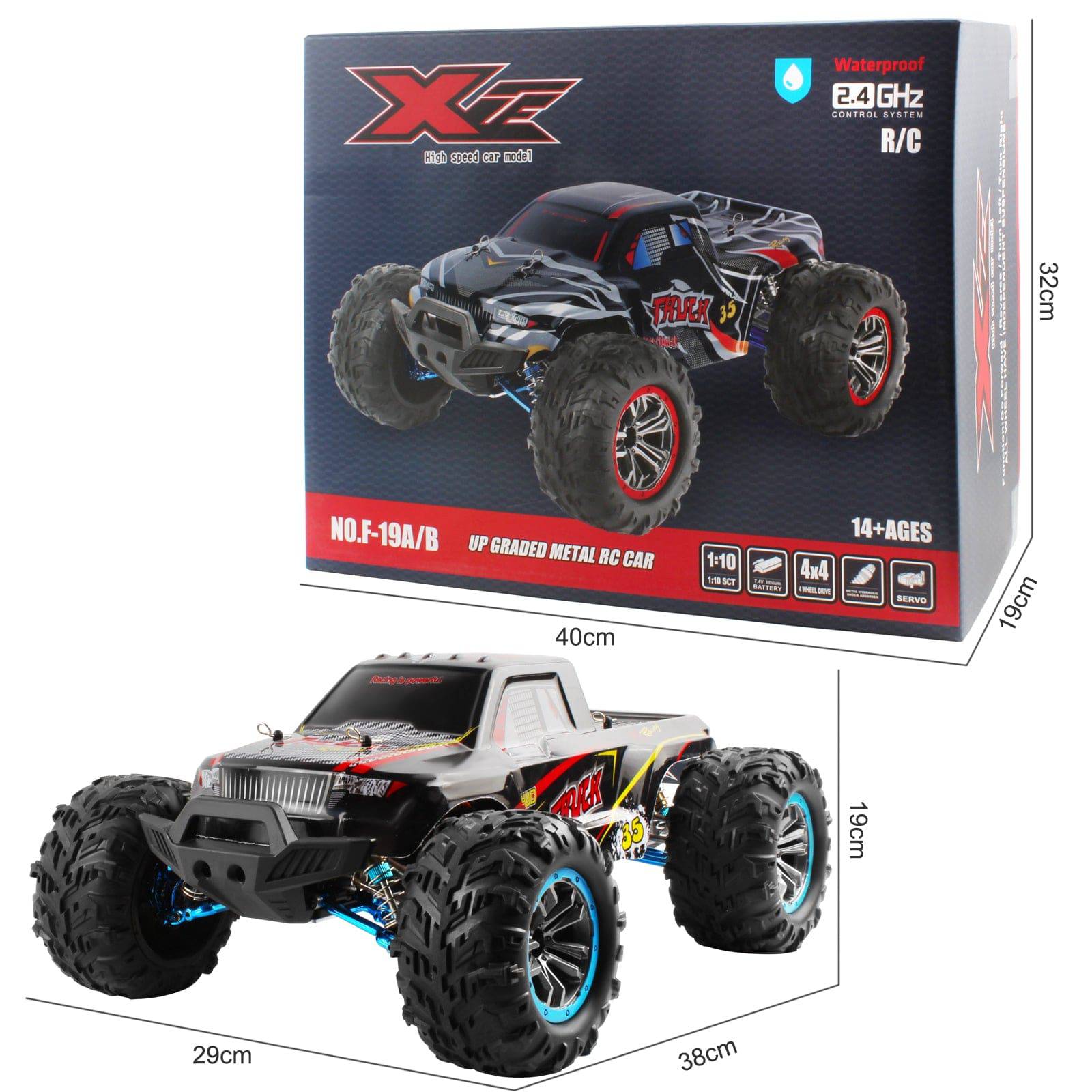 1/10 Scale 4WD 80km/h Brushless High Speed Electric RC Off Road Racing Car-helloworld7