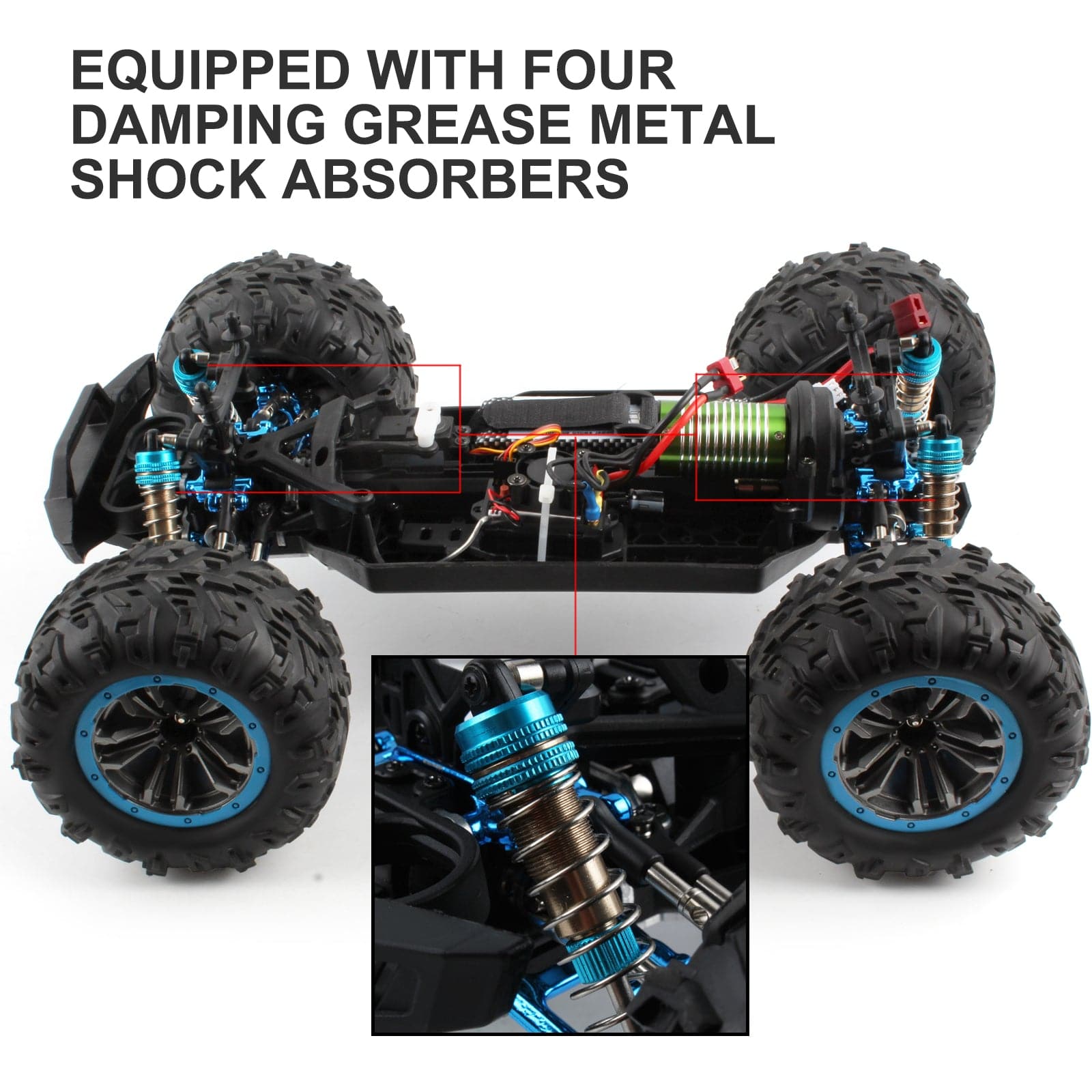 1/10 Scale 4WD 80km/h Brushless High Speed Electric RC Off Road Racing Car-helloworld7