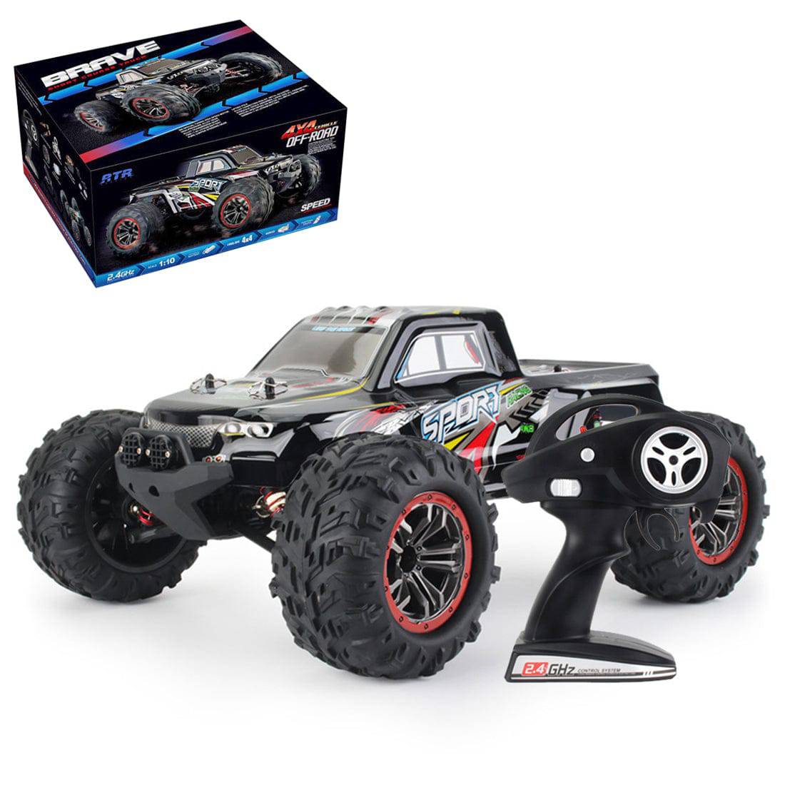 1/10 Scale 4WD High Speed Off-Road RC Monster Truck RTR All-Terrain Racing Car