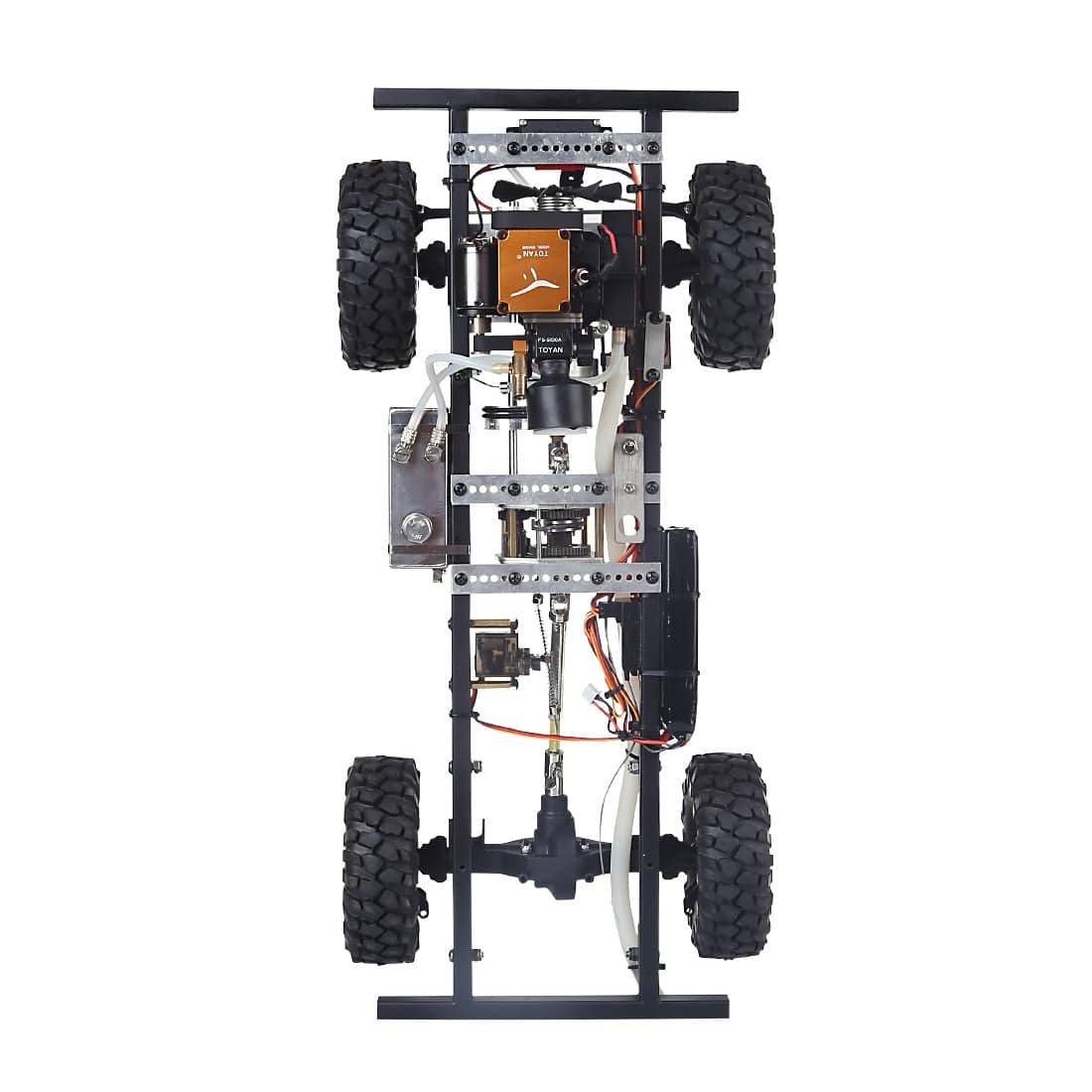 1/10 Scale Custom RC Car Chassis with TOYAN FS-S100A 4-Stroke Engine One-Key Start