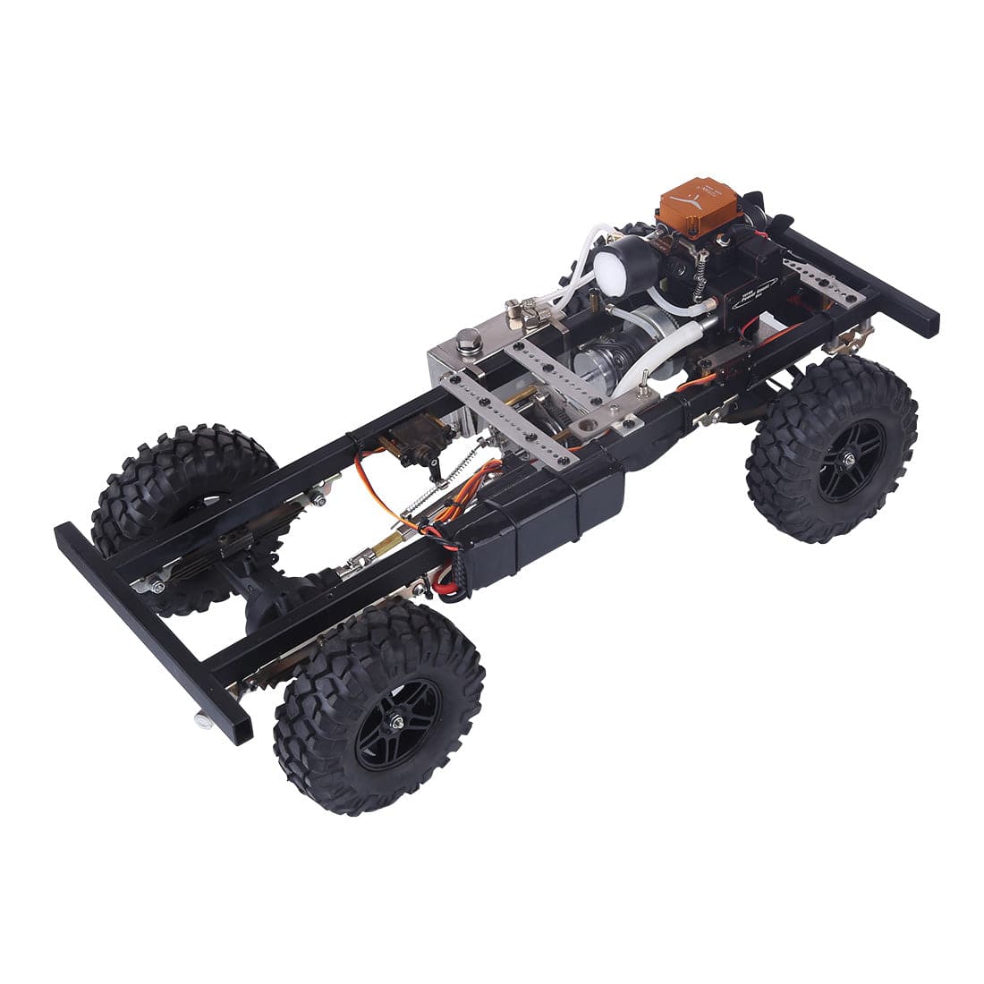 1/10 Scale Custom RC Car Chassis with TOYAN FS-S100A 4-Stroke Engine One-Key Start