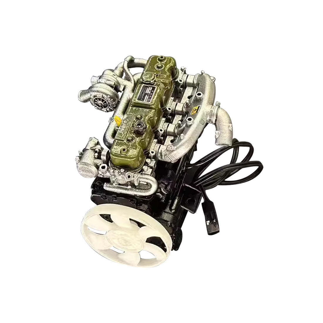 1/10 Scale Motorized Resin Vintage Diesel Engine Model for RC Crawler Decoration-helloworld7