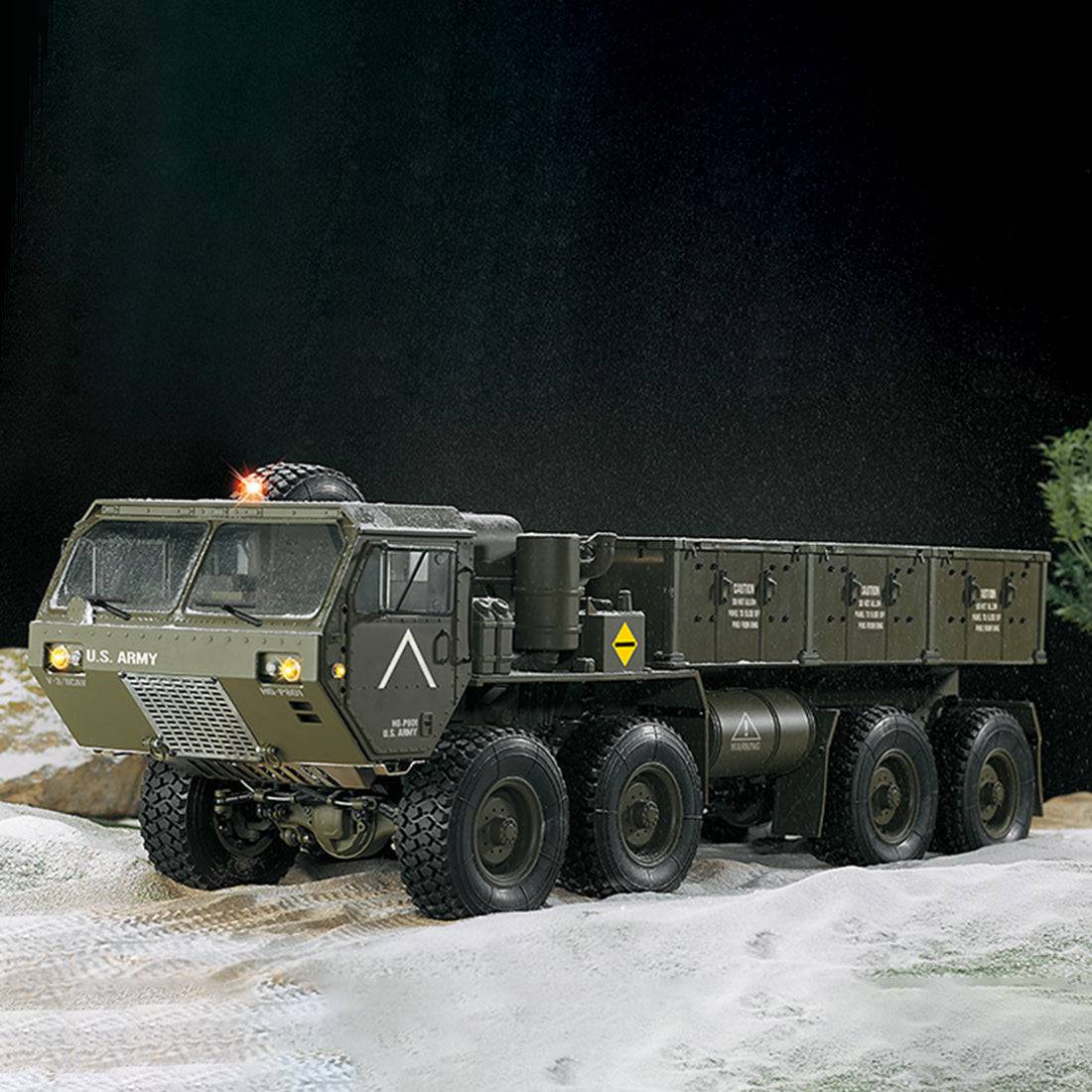 HG 1/12 Scale 8x8 RC Military Truck All-Terrain Off-Road Vehicle KIT