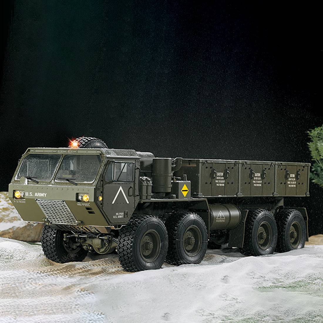 HG 1/12 Scale 8x8 RC Military Truck All-Terrain Off-Road Vehicle KIT