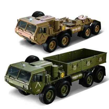 HG 1/12 Scale 8x8 RC Military Truck All-Terrain Off-Road Vehicle KIT