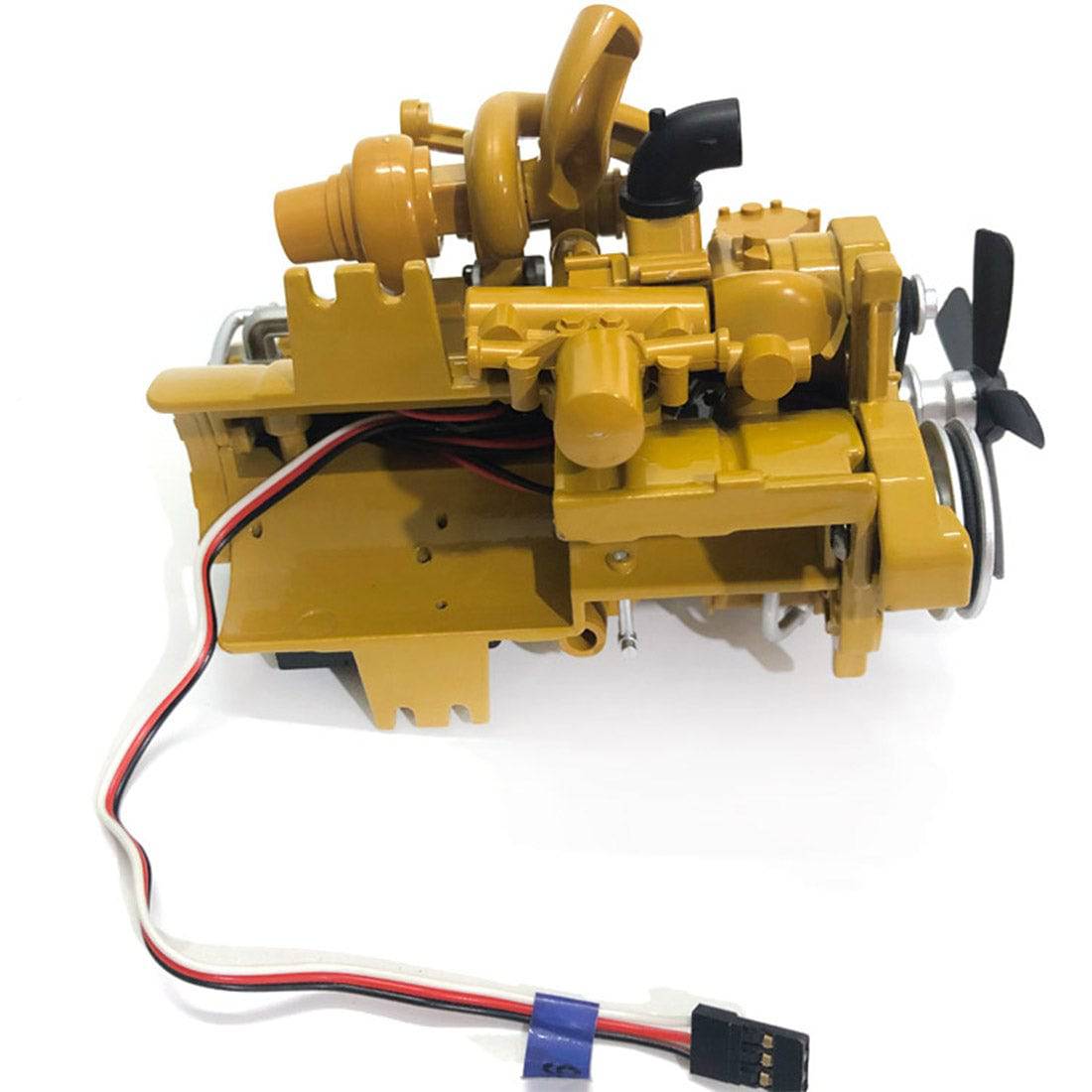 1/12 Zinc Alloy Diesel Engine Model HG 6ASS-P01 for HG-P602 RC Truck