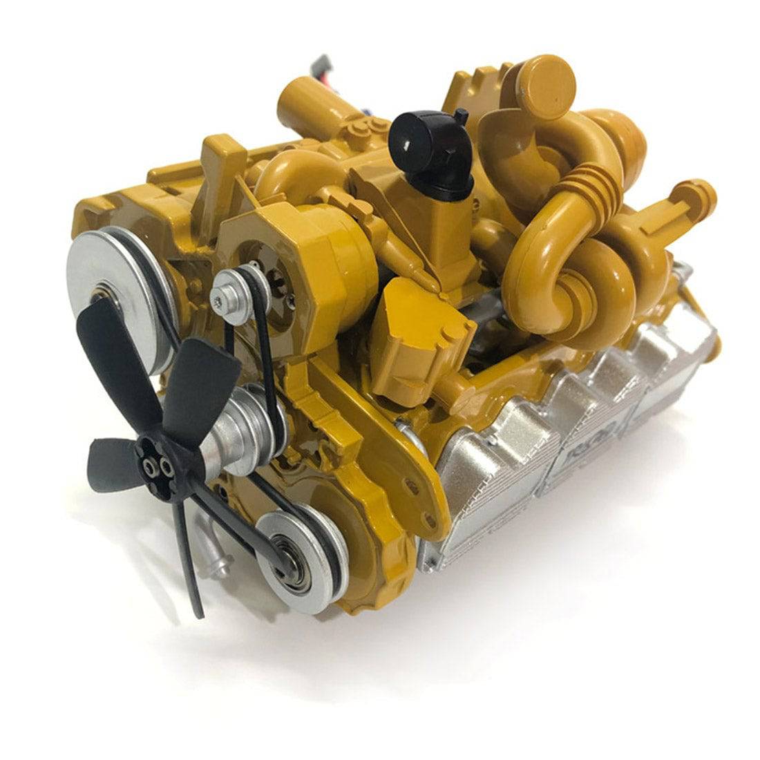 1/12 Zinc Alloy Diesel Engine Model HG 6ASS-P01 for HG-P602 RC Truck