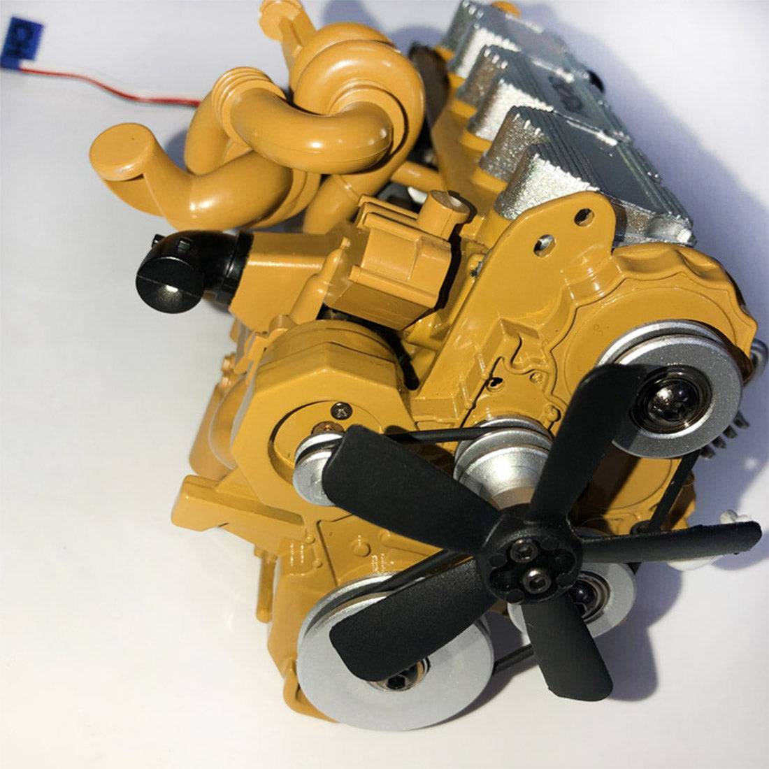 1/12 Zinc Alloy Diesel Engine Model HG 6ASS-P01 for HG-P602 RC Truck