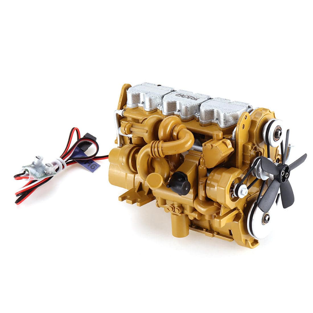 1/12 Zinc Alloy Diesel Engine Model HG 6ASS-P01 for HG-P602 RC Truck