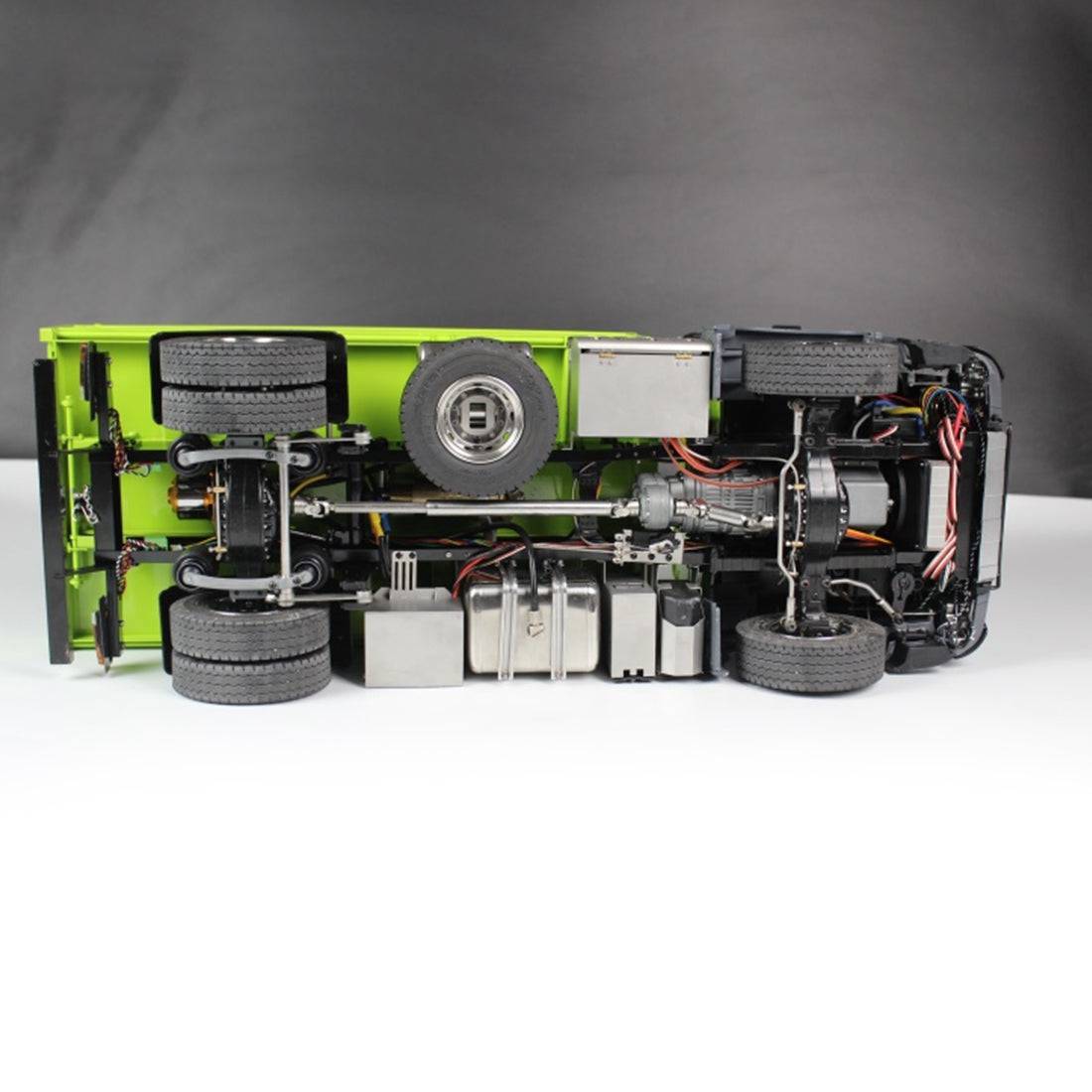 1/14 Scale 4x4 RC Dump Truck RTR Heavy Duty Hydraulic Dumper with Full Light and Sound System