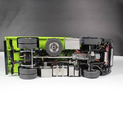 1/14 Scale 4x4 RC Dump Truck RTR Heavy Duty Hydraulic Dumper with Full Light and Sound System