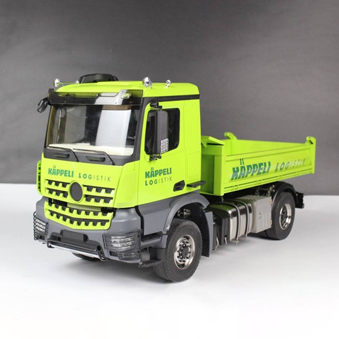 1/14 Scale 4x4 RC Dump Truck RTR Heavy Duty Hydraulic Dumper with Full Light and Sound System