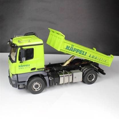 1/14 Scale 4x4 RC Dump Truck RTR Heavy Duty Hydraulic Dumper with Full Light and Sound System