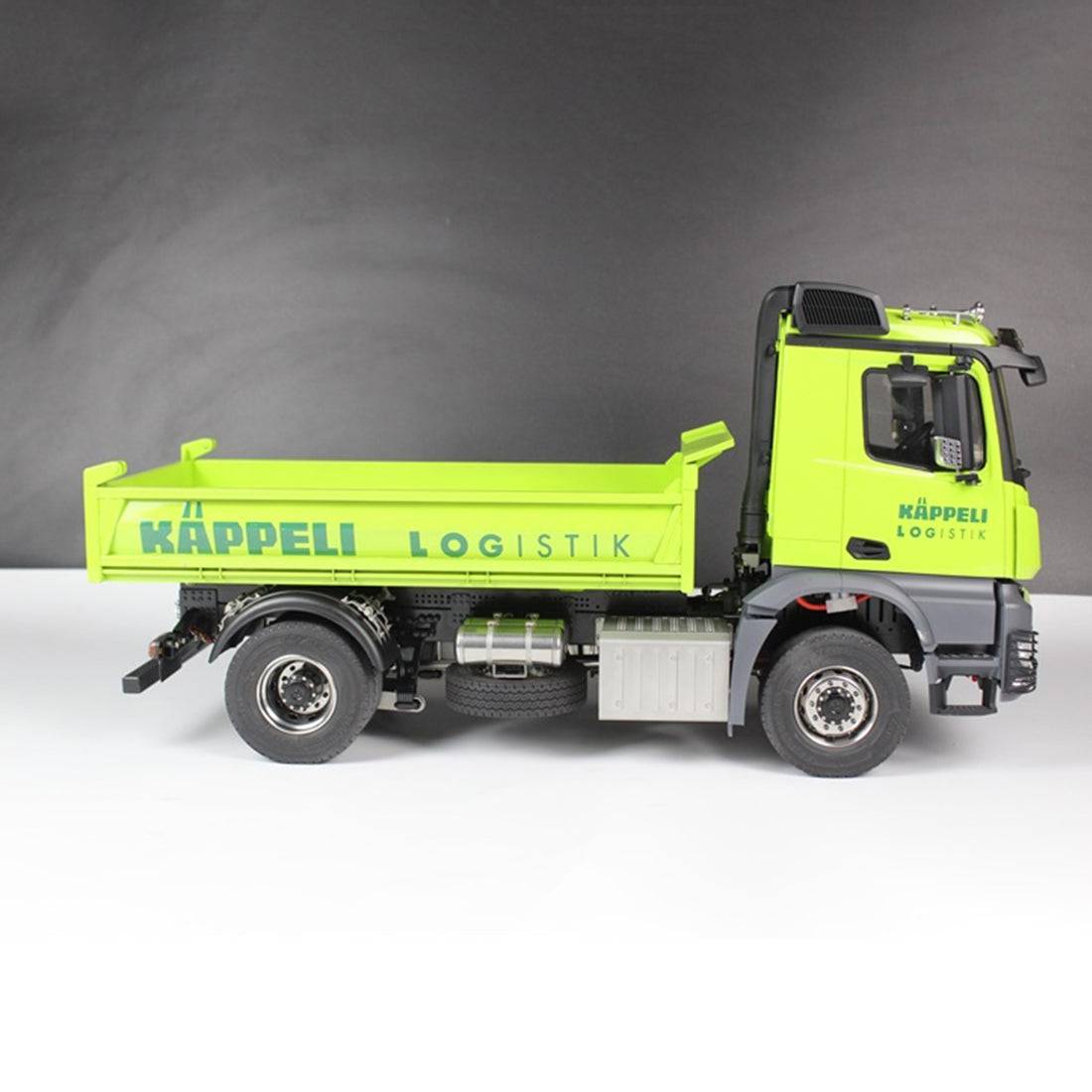 1/14 Scale 4x4 RC Dump Truck RTR Heavy Duty Hydraulic Dumper with Full Light and Sound System