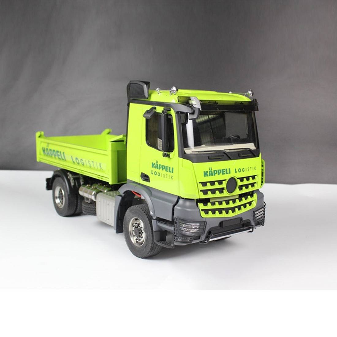 1/14 Scale 4x4 RC Dump Truck RTR Heavy Duty Hydraulic Dumper with Full Light and Sound System