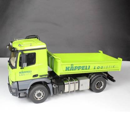 1/14 Scale 4x4 RC Dump Truck RTR Heavy Duty Hydraulic Dumper with Full Light and Sound System