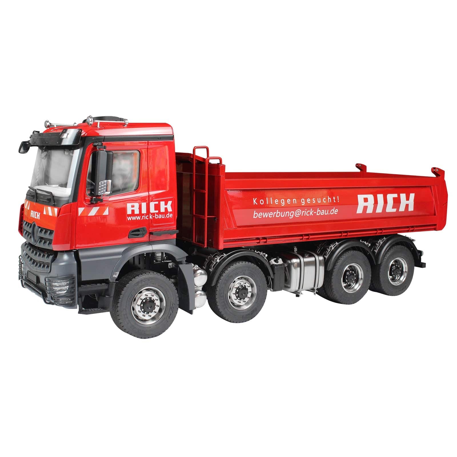 1/14 Scale RC Hydraulic Dump Truck 8x8 Heavy Duty All-Metal Model with 2-Speed Gearbox and Differential Lock-helloworld7