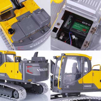 1/14 Scale RC Hydraulic Excavator Heavy Duty All Metal 24CH Construction Vehicle RTR Model